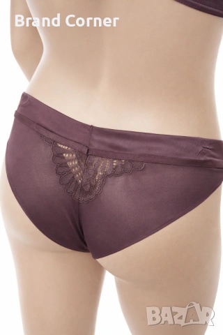 Дамско долнище Hunkemöller, размер M – бордо с дантела, снимка 4 - Бельо - 54516968