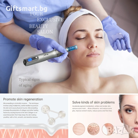 Dr. Pen Ultima M8S, Dermapen, Микронидлинг и подмладяване, 6 скорости, Лифтинг ефект, снимка 2 - Козметика за лице - 55048996