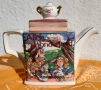 Рядък чайник Sadler Алиса в страната на чудесата, снимка 3
