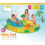 Водна площадка за деца Little Dino 191 x 152 x 58 см с пързалка и пръскачка Intex, снимка 5