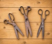 СТАРИ КРОЯЧНИ НОЖИЦИ – СВИДЕТЕЛИ НА ЗАНАЯТ ✂️, снимка 9