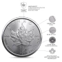 1 oz Сребро Кленов лист 2026 - Канада , снимка 2
