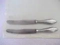 Лот от 2 бр. сервизни ножа "П. Денев" от соца, снимка 1
