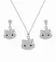 Комплект колие и обеци Hello Kitty, снимка 2