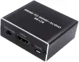 HDMI аудио екстрактор 4K HDMI към HDMI + Optical SPDIF + 3.5 мм AUX, снимка 2