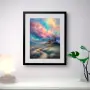 Картина "Къщичка в степта"- digital art., снимка 2