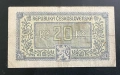 Чехословакия. 20 крони / 1945 . По рядка., снимка 2