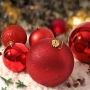 Benjia Коледни пластмасови топки 4 броя, 150 мм за открито с изключително голям размер, нечупливи, снимка 2