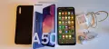 samsung SM-A505FN/DS a50 blue слушалки кутия зарядно usb кабел телефон смартфон, снимка 1
