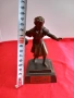 Кралица Ингрид 1968г. Бронзова Статуетка , Пластика , Фигура, снимка 7