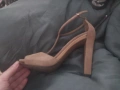 GUCCI и Saint Laurent Original Size 39 100% Кожа питон Жестоки обувки, снимка 1