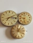Лот 3 броя стари механизми с циферблат СССР, ШВЕЙЦАРСКИ за части КОЛЕКЦИЯ 38601, снимка 1