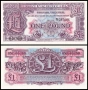 ❤️ ⭐ Великобритания 1948 1 паунд UNC нова ⭐ ❤️, снимка 1
