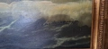 Картина масло"Бурно море", снимка 4