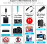 Bietrun WXM07 – безжична UHF микрофонна система 3 в 1 с headset, handheld и lavalier микрофон, снимка 2