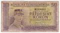 ❤️ ⭐ Чехословакия 1945 50 крони ⭐ ❤️, снимка 2