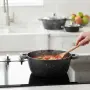 Комплект тенджери Cheffinger – 6 части с мраморно покритие, 20 / 24 / 28 см, снимка 2