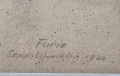 Furie“ – Sepp Winkler (1944) Историческа експресионистична интерпретация по Микеланджело, снимка 3