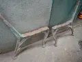 Крака за пейка от лят чугун, снимка 1