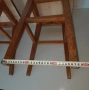 Дървени табуретки с четири крака, снимка 10