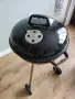 Кръгло сферично барбекю на въглища Mirpol BBQ Line (47 см) с капак и пепелник – Отлично състояние, снимка 5