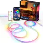RGB LED неонова лента 5 м 24 V IP65 с APP и дистанционно, снимка 1