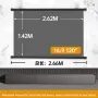 2k native проектор Everycom e700 с два екрана, android, снимка 4