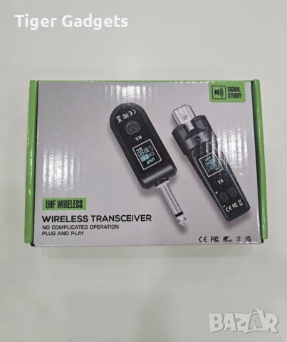 Upgrade D Version 2.4GHz Wireless XLR Transmitter & Receiver – безжична система за микрофони, миксер, снимка 8 - Други - 54620384