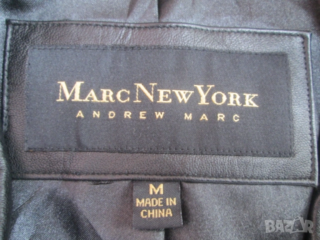 Marc New York Andrew Marc марково кожено яке размер М., снимка 3 - Якета - 54441727