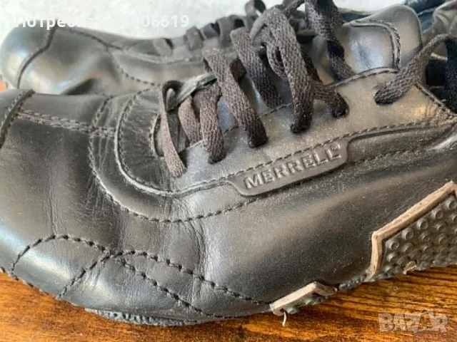 Кожени обувки/маратонки Merrell Relay Pass Black – № 43.5 / Като нови, снимка 3 - Спортно елегантни обувки - 55604712