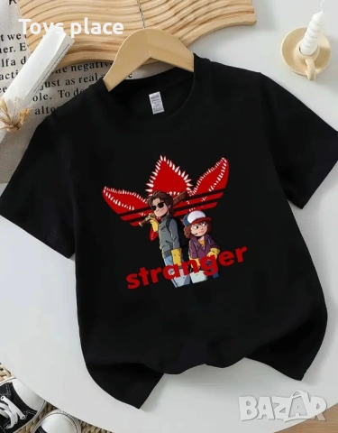 Нови тениски Stranger things, снимка 2 - Детски тениски и потници - 51064839