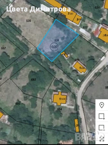 Продаваме УПИ с ТОК и ВОДА до гр.Сливница-с.Алдомировци, снимка 4 - Парцели - 55114294