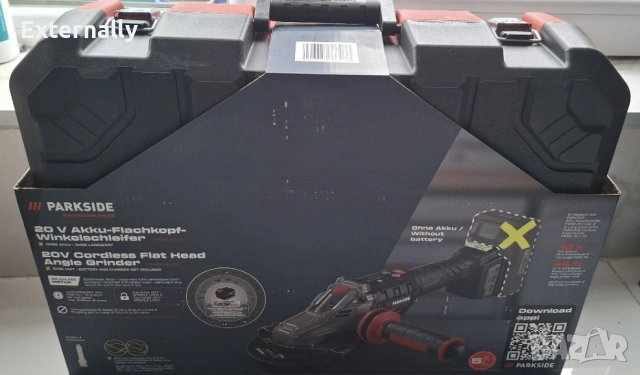 Акумулаторен ъглошлайф Parkside Performance 20V , снимка 2 - Ъглошлайфи - 54492273