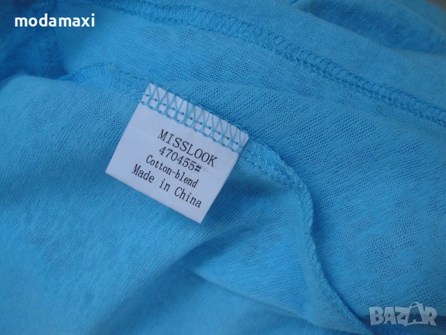 3XL Нова  синя блуза Misslook , снимка 5 - Тениски - 55288880