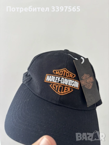 Оригинална шапка Harley Davidson черна - чисто нова с етикет, снимка 3 - Шапки - 55249294