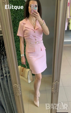 рокля с колан 