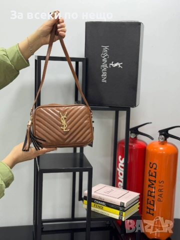 Yves Saint Laurent Дамска Чанта С Дълга Дръжка За През Рамо - Различни Цветове Код SK1398, снимка 9 - Чанти - 54446781