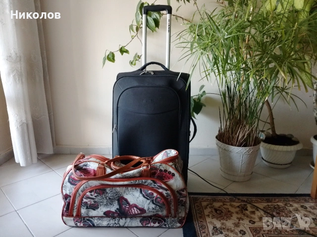 Куфар 2бр колелца "60/40/25см"  "GAND" "к-т 15€"!+Сак олекотен "1кг"!