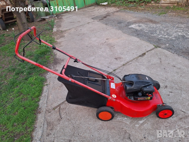 Косачка Briggs ALKO 4.5к.с. 48см самоходна мулчираща с кош, снимка 5 - Градинска техника - 54115073