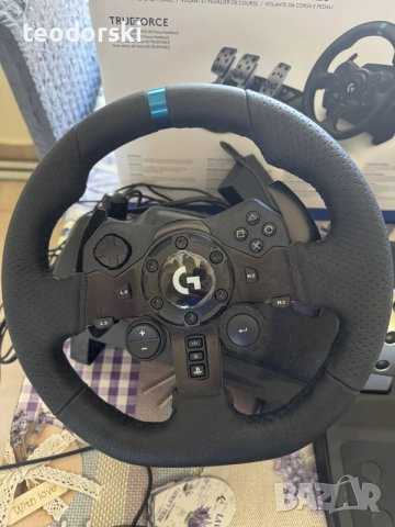 Logitech G923 + SHIFTER + ГАРАНЦИЯ, снимка 3 - Аксесоари - 55477389