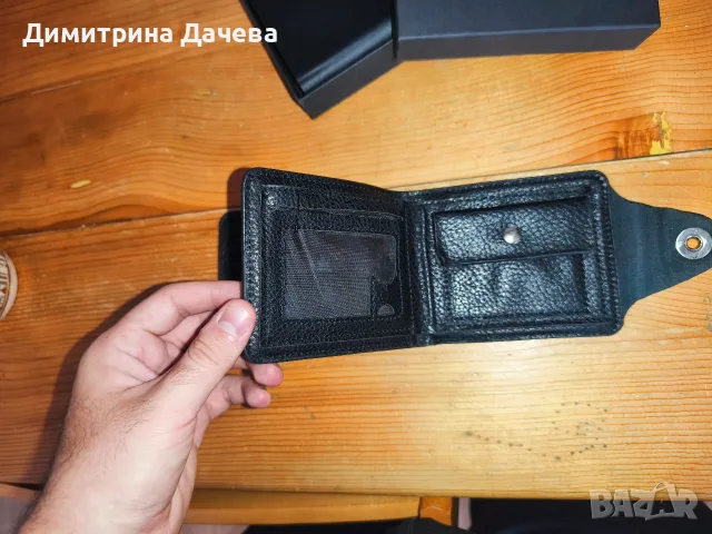 Мъжки портфейл кожен Lucleon (Естествена кожа, с кутия), снимка 4 - Портфейли, портмонета - 55691424