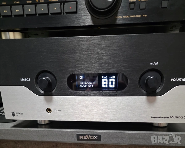 Продавам топ модел усилвател EAM Lab Musica 202i,, снимка 4 - Ресийвъри, усилватели, смесителни пултове - 54367495