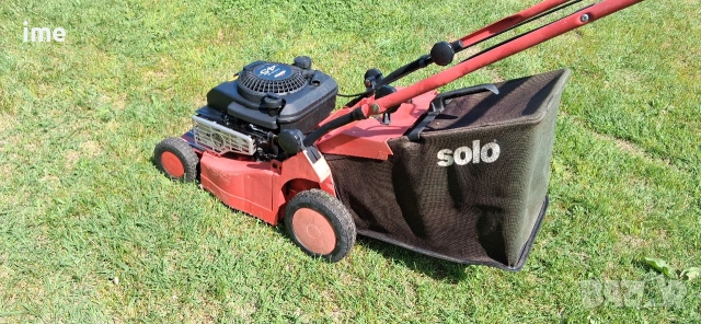 Бензинова косачка НОМЕР 42. Solo Primo. Четиритактов двигател на Briggs&Stratton. 39 см. ширина..., снимка 2 - Градинска техника - 54693762