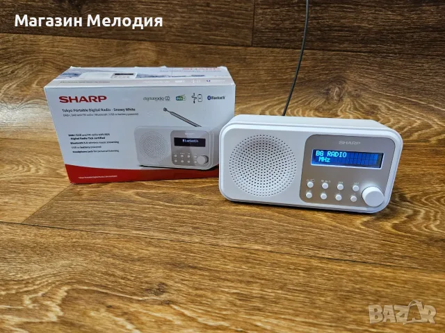 Радио Sharp Tokyo DR-P420(WH) – DAB+/FM, Bluetooth / Чисто ново дигитално радио
