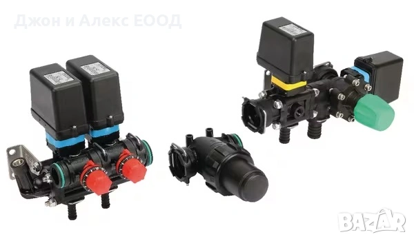 Пълни комплекти ARAG за ръчно електрическо управление на пръскачки (2, 3, 5 и 7 секции)