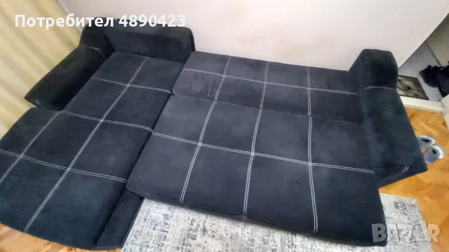 Ъглов диван с функция сън цена 150€, снимка 2 - Дивани и мека мебел - 55337549