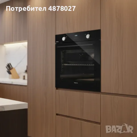 Вградена многофункционална фурна Taurus HM978BKD – 78 л, 3100 W, WaterSteam Clean, клас A, снимка 8 - Печки, фурни - 55325411
