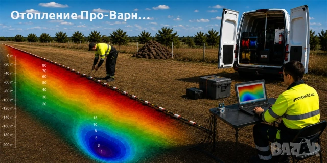 GPR сканиране на подземна комуникация до 40 метра дълбочина, снимка 2 - Други ремонти - 55121603