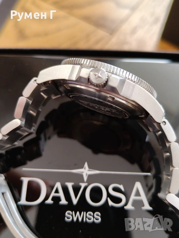 Swiss Made дайвър Davosa Argonautic Automatic (20 ATM) – Пълен Комплект, ПЕРФЕКТЕН!, снимка 3 - Мъжки - 55212601