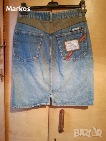 Страхотна дамска дънкова пола Cotton's Industries - Made in Italy (Размер 42) , снимка 4 - Други - 55179609